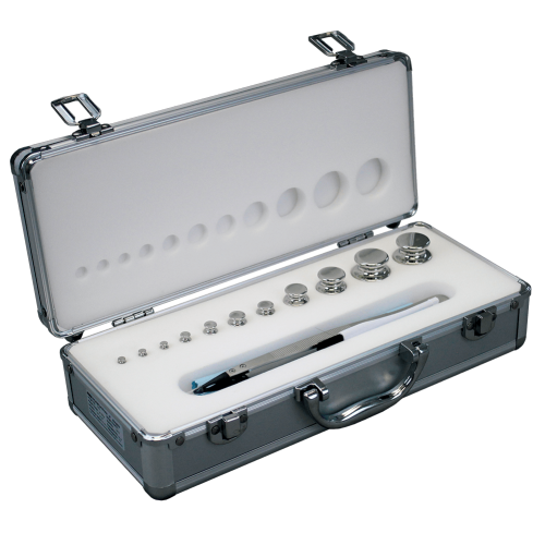 Adam Equipment OIML Stainless Steel F1 1g - 2kg Calibration Weight Set and Carry Case - Click Image to Close